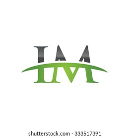 IM initial company green swoosh logo