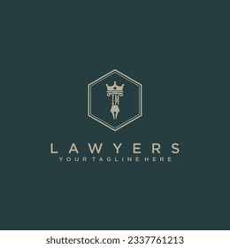 IM initials design modern legal attorney law firm lawyer advocate consultancy business logo vector