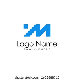 IM initials logo vector, logo template