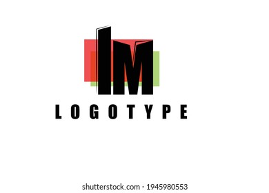 IM Letter Logo Design Template Vector