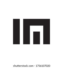 IM letter logo design vector