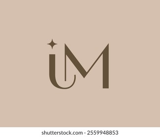 IM letter logo icon design. Classic style luxury initials monogram.