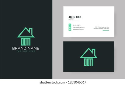 IM Letter Real Estate Logo Design - Real estate logo.