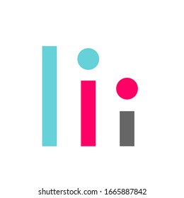 IM logo design vector template