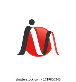 IM logo initial letter design template illustration