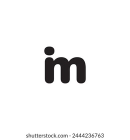 im Logo Simple Vector and Modern