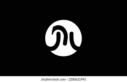 IM M Letter Logo And Icon Design Vector Illustration.