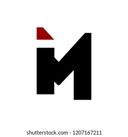 im, mi, in, ni, inm, imn initials company logo 