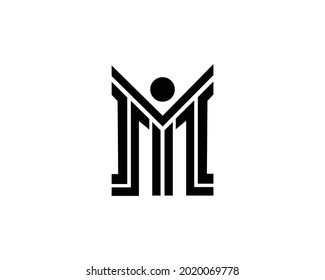 IM And MI Letter Logo And Icon Design Vector Template