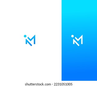 IM, MI Letter Logo Vector Template Abstract Monogram Symbol . Usable for Business sport, technology, fashion, digital And future creative logo