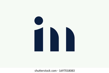 im or mi and i or m Letter Initial Logo Design, Vector Template 