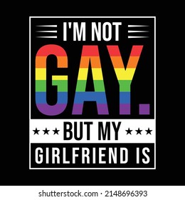 Im Not Lesbian My Girlfriend Lesbian Stock Vector (Royalty Free ...