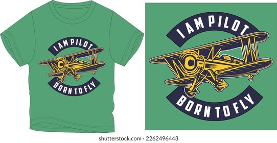 im pilot Graphic design vector