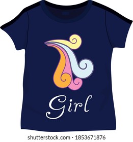 Im pretty girl typography slogan with horse for t shirt printing, tee graphic design.