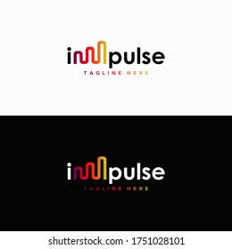 Im pulse logo design unique