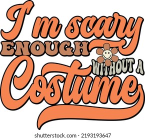 im scary halloween t shirt design