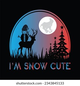 Im snow cute t-shirt design. Here You Can find and Buy t-Shirt Design. Digital Files for yourself, friends and family, or anyone who supports your Special Day and Occasions.