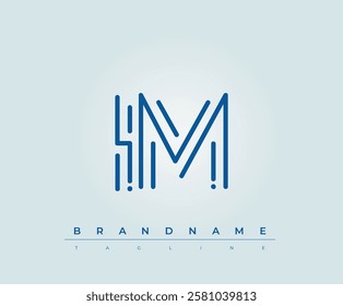 IM Technology Letter Logo Template. This tech letter logo is a graphic mark that uses letters to represent a technology company.