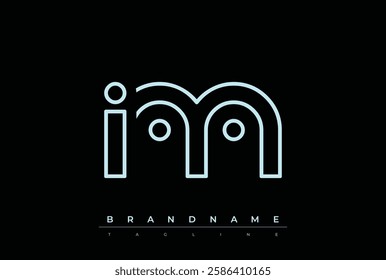 IM Technology Letter Logo Template. This tech letter logo is a graphic mark that uses letters to represent a technology company.