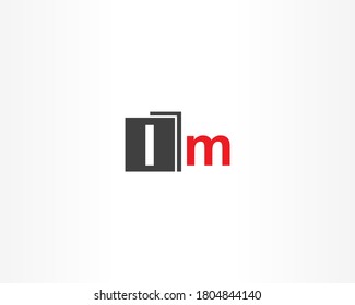 im text typography template design