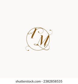 IM uniquely wedding logo symbol of your marriage and you can use it on your wedding stationary