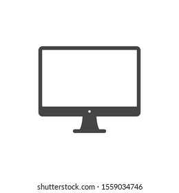 Imac icon isolated on white background. Monitor symbol modern, simple, vector, icon for website design, mobile app, ui. Vector Illustration