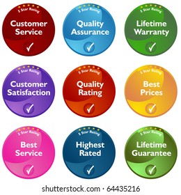 An image of 5 star rating buttons.