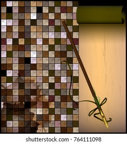 image of abstract background with pen