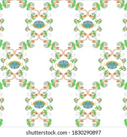 imagen abstracta con fondo de flores colorido