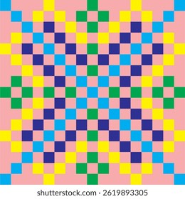 Image abstract colorful mosaic background