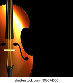 image of abstract fiddle