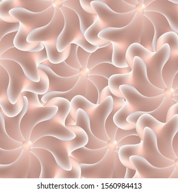 image of abstract flowers in soft pastel colors - vector illustration, background, eps