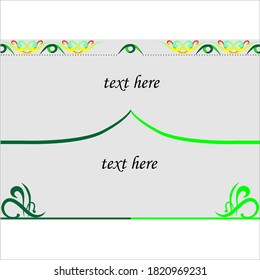 image of abstract template with colorful design