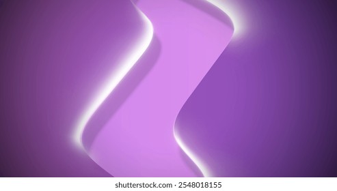 The image is an abstract vector image with shining light rays on the surface creating a sense of movement and depth on a purple background.