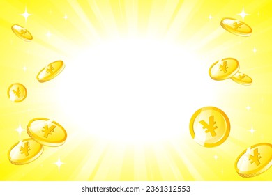 It's an image of accumulating lots of money and becoming rich.