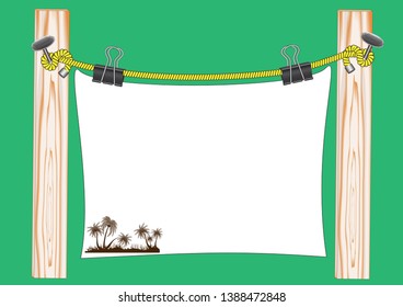 Image for an ad, this topic, using a clip to hold sheets of paper that is widely used in paperwork.