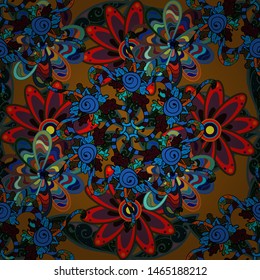 Image for adult coloring books, tattoo, decorate plates, porcelain, ceramics, crockery. Vector Mandala with hand drawn elements and flowers in Arabic, Indian, turkish, pakistan, ottoman motifs.