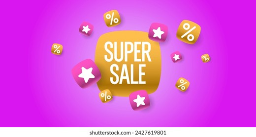 An image to advertise the sale. Poster for advertising discounts. Vector graphics in a modern style.