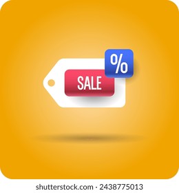 An image to advertise the sale. Poster for advertising discounts. Vector graphics in a modern style.