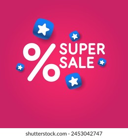 An image to advertise the sale. Poster for advertising discounts. Vector graphics.