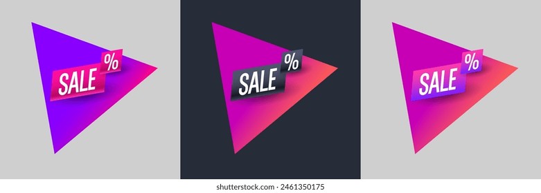 An image to advertise the sale. Poster for advertising discounts. Vector graphics in a modern style.