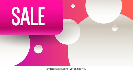 An image to advertise the sale. Poster for advertising discounts. Vector graphics in a modern style.