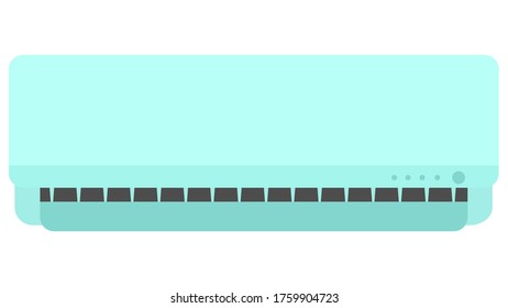 Image of air conditioner on a white background. Vector image, eps 10