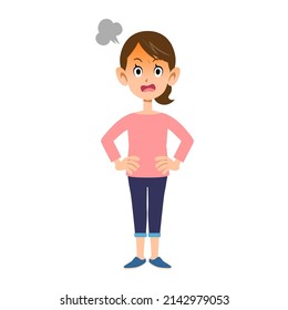 Image Angry Woman Stock Vector Royalty Free Shutterstock