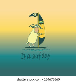 Image of an  animated sheep.
