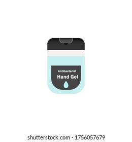 image of antibacterial hand gel, vector illustration
