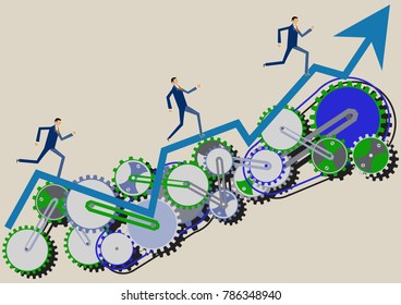 Image of arrow and gear.
Business clip art.Gear and businessman clip art.
Image of business.