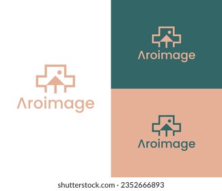 Imagen con concepto de logotipo de signo de flecha
