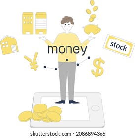 Image of asset management and men