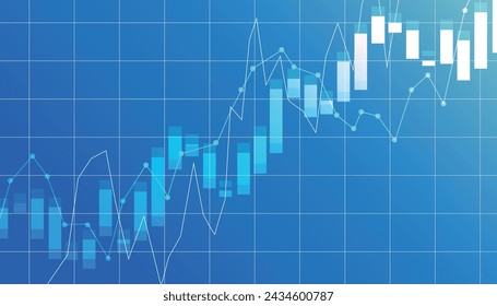 Image of automatic foreign exchange trading - An illustration of a candlestick chart